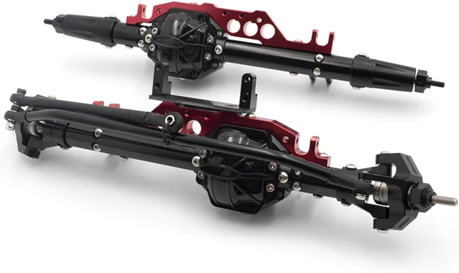 Compatible with Axial for Wraith 1/10 RC Cars Upgrade Parts Replacement Accessories Aluminum Front and Rear Axle RC Front and Rear Axle