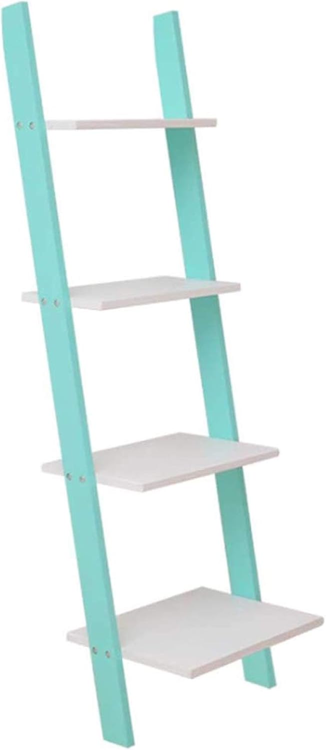 Liudan Bookcase Step Design Bookcase Wooden Book Rack Adjustable Shelves Multifunctional Storage Rack Organiser for Office Kitchen Living Room Laundry Service Pantry Bookcase