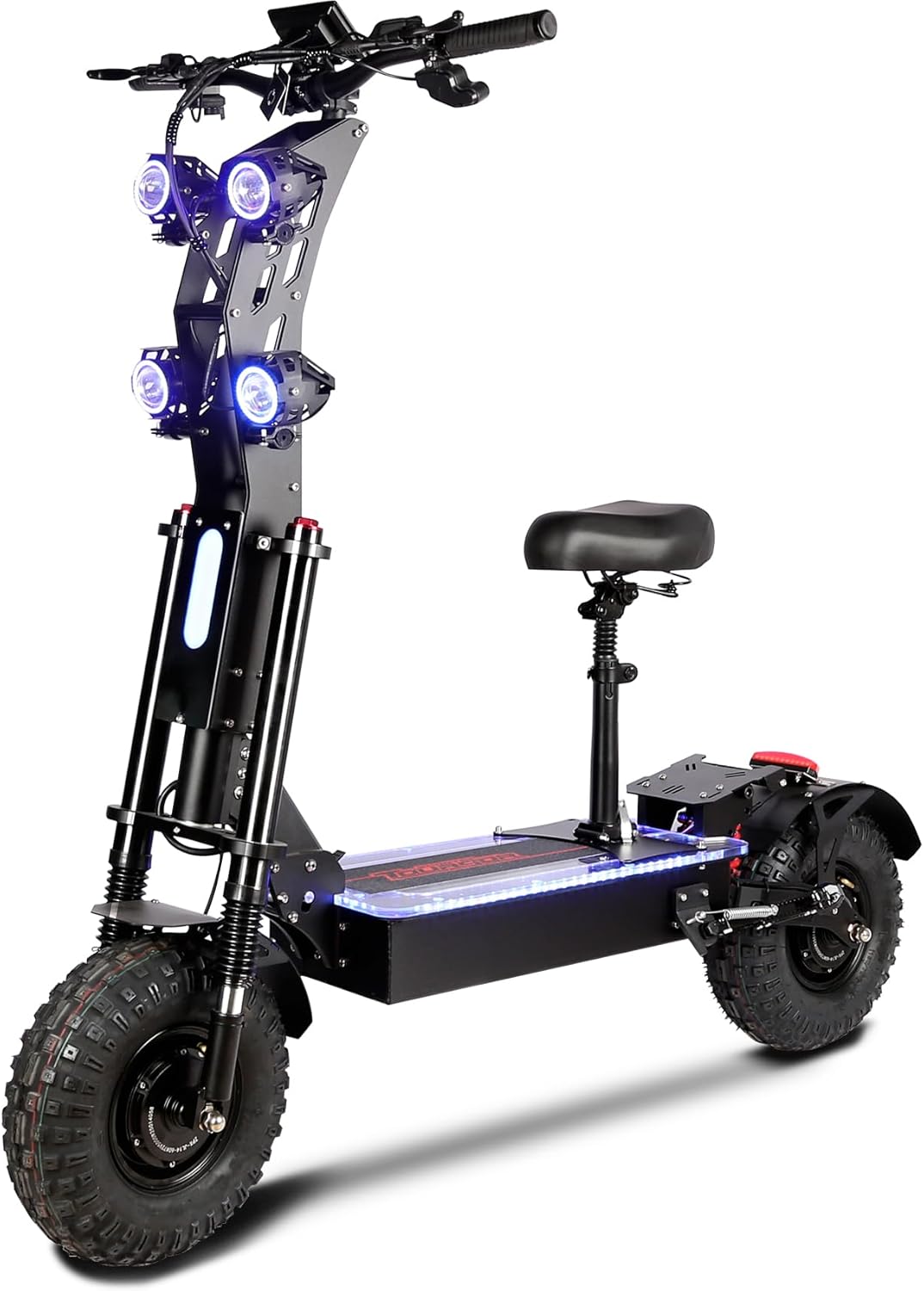 Electric Scooter Adult X1460V, Top Speed 65 MPH 10,000W Power Dual Motor 70 Miles Range with 14