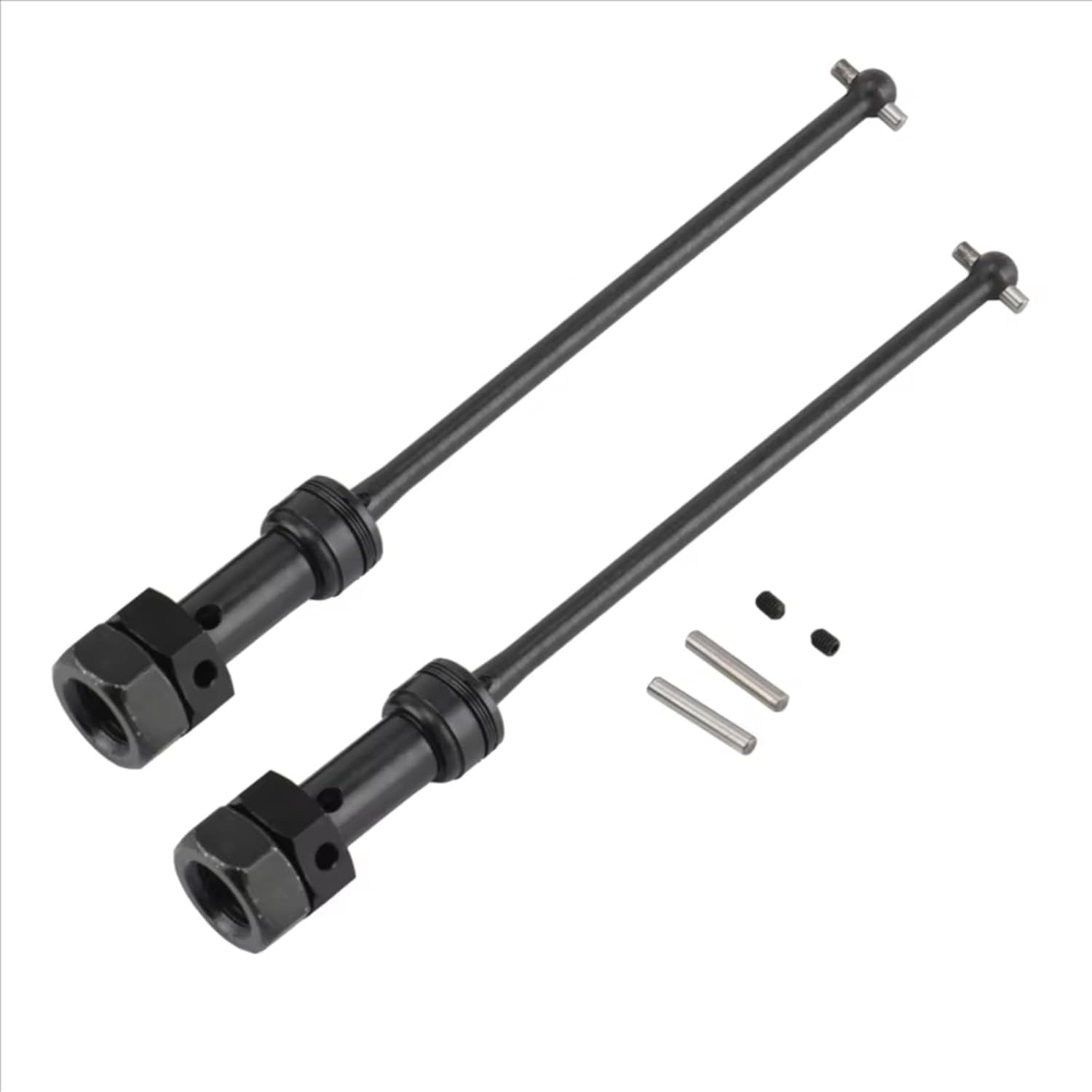 RC Car Accessories Compatible with JLB for Racing for Cheetah 11101 21101 J3 for Speed 1/10 RC Car Upgrade Parts Accessories 2PCS Drive Shaft CVD Set EA1061