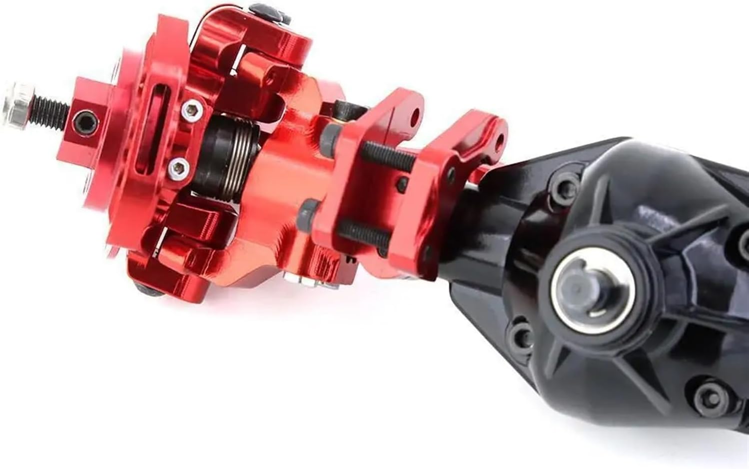 RC Car Upgrade Parts for Axial RBX10 for Ryft 1/10 RC Crawler Car Upgrade Parts Accessories RC Crawler Car Metal Front and Rear Axle Modified Parts(Color1,1 Set)