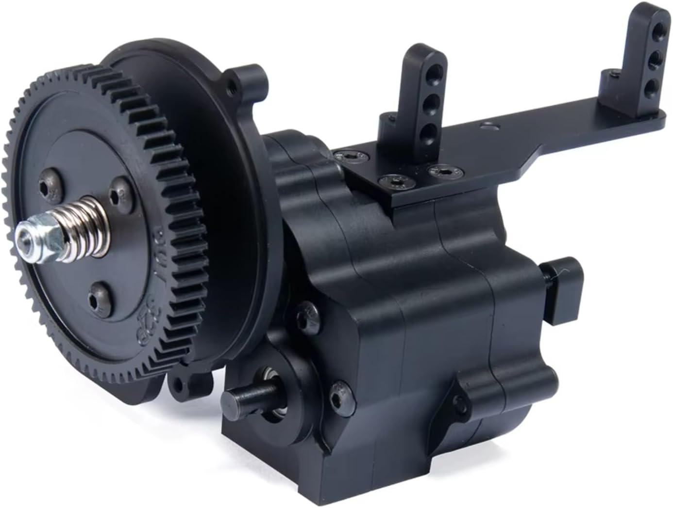 RC Gearboxes For Axial For Wraith 90018 90053 90048 1/10 CNC Aluminum Transmission Case Center Gearbox Protective Cover RC Crawler(Gearbox)