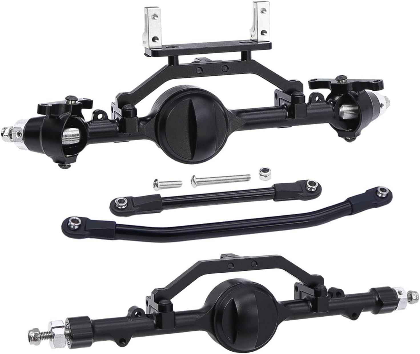 RC Car Parts for Gelande II for TF2 D90 D110 for Yota II 1/10 Axle Front and Rear Straight Complete Axels Replacement RC Crawler Car Upgrades Parts(Set)