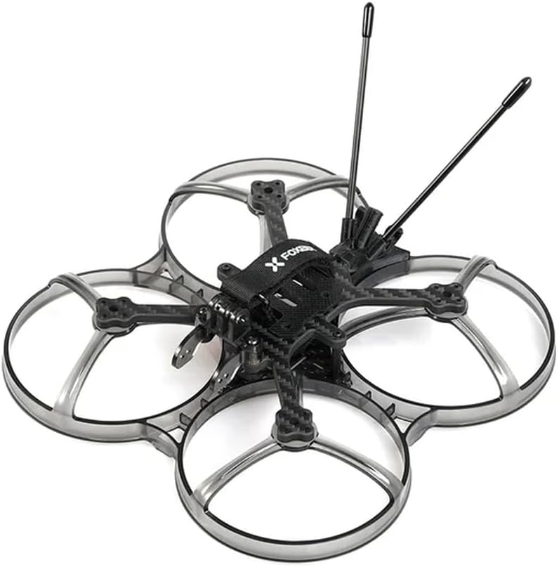Foxwhoop 35 142mm 3.5inch T700 Carbon Fiber Cinewhoop Frame Compatible with Freestyle Drones Compatible with Vista HD Analog(Foxwhoop 35)