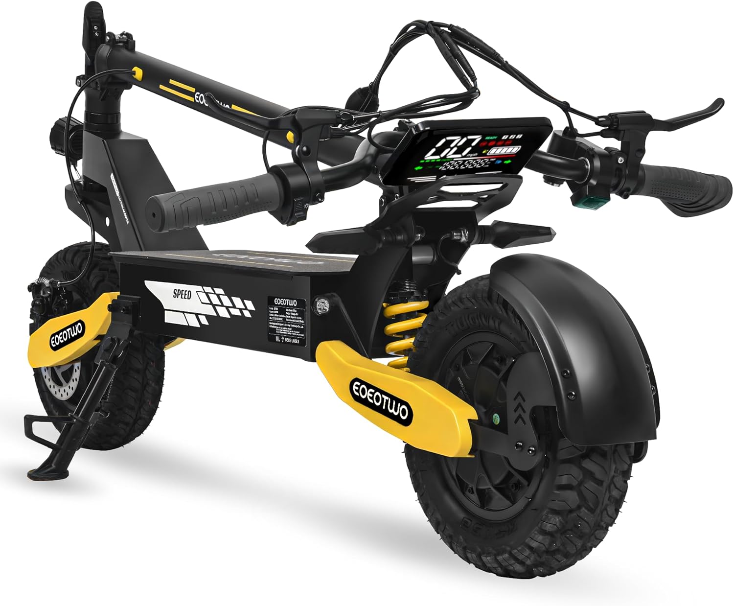 Electric Scooter for Adults, Max.Speed 31MPH/40MPH Fast Off Road, 1200W/2400W, 25-45Miles Long Range Commuting Motor with 11