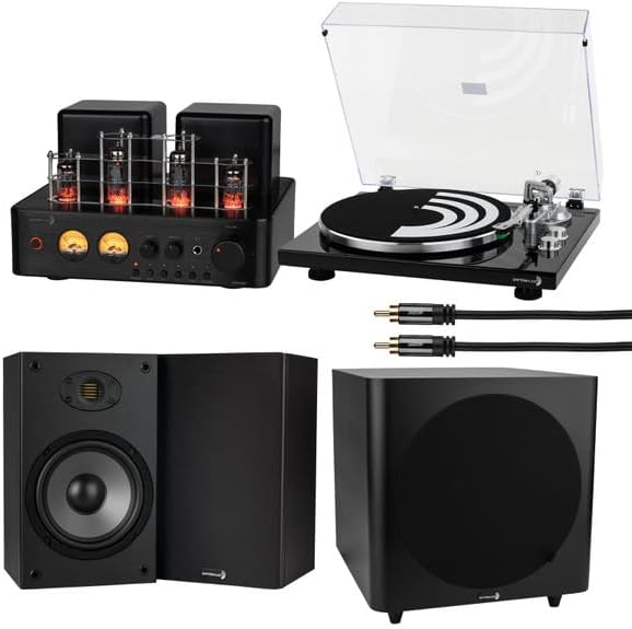 Dayton Audio Premium Vinyl Listening Bundle with 10