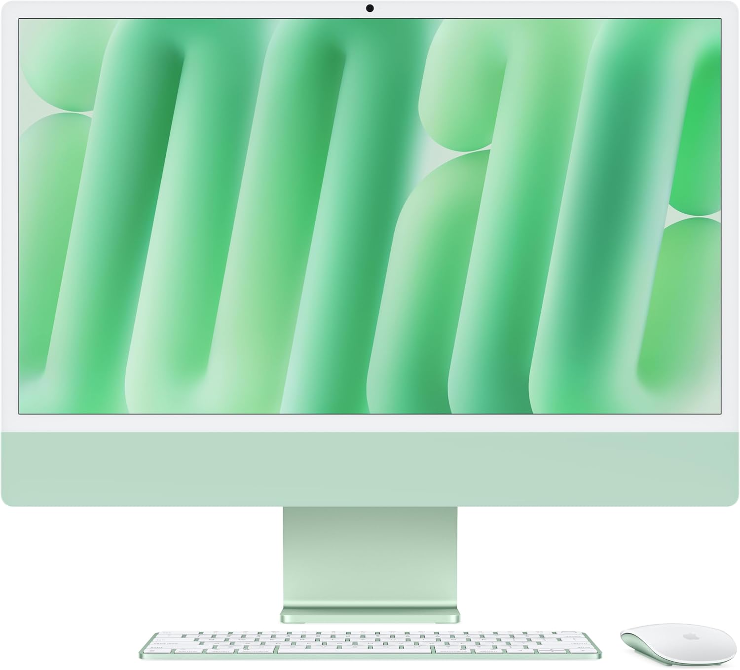 Apple 2024 iMac All-in-One Desktop Computer with M4 chip with 10-core CPU and GPU: Built for Apple Intelligence, 24-inch Retina Display, 24GB Unified Memory, 512GB SSD Storage, Green