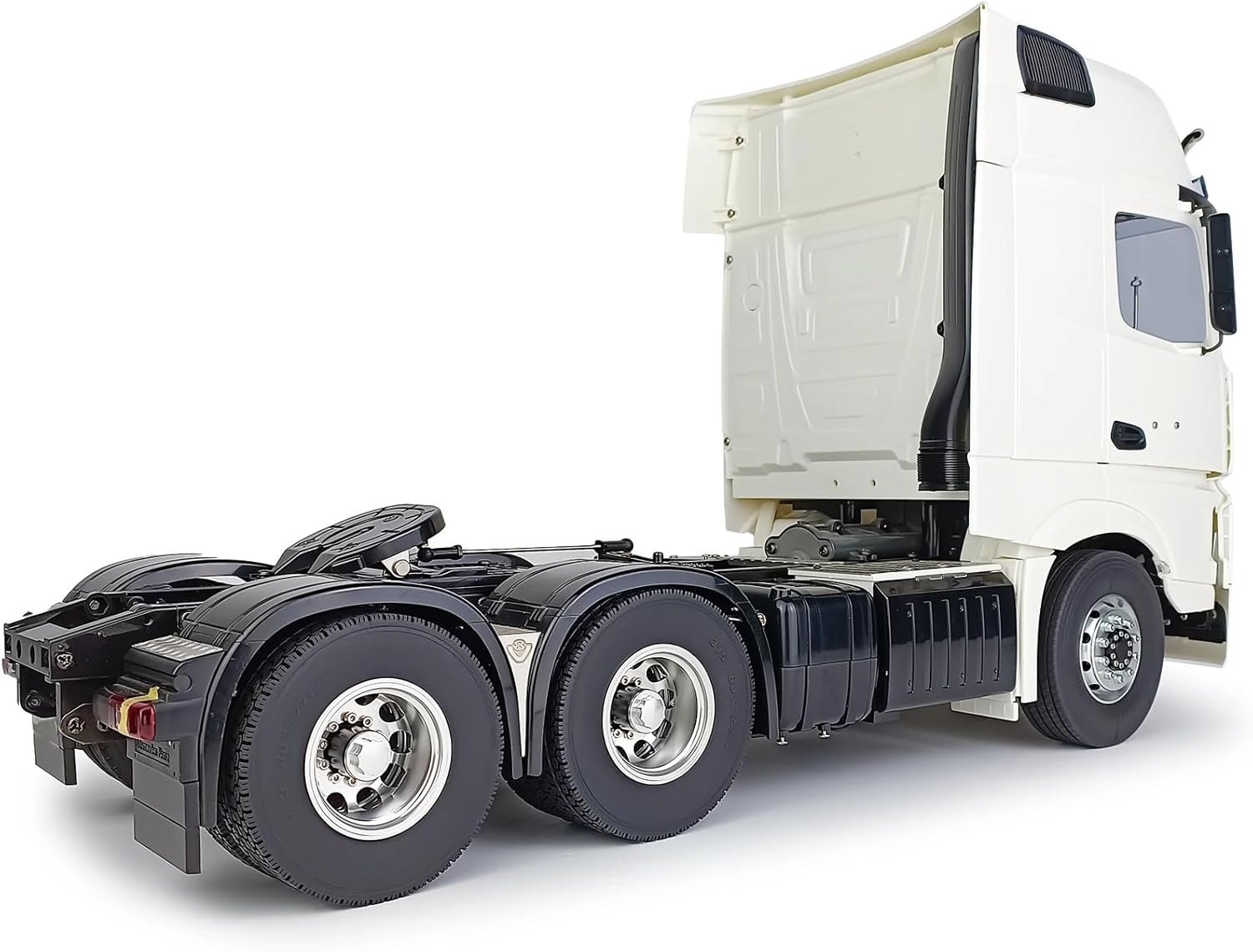 For Tamiya 6x6 1/14 6Pcs Metal Front Rear Wheel Rims And Rubber Tyre RC Truck Tractor Car Complete Set Models