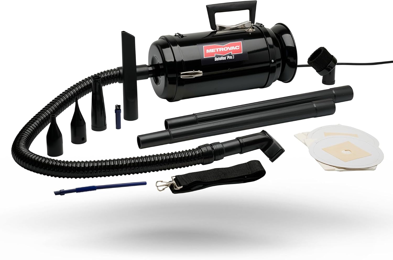 METROVAC DataVac Pro Series 3 MDV-3BA, 900W Handheld Vacuum/Blower with Single Speed Control, Filter, Disposable Bag & Permanent Cloth Bag