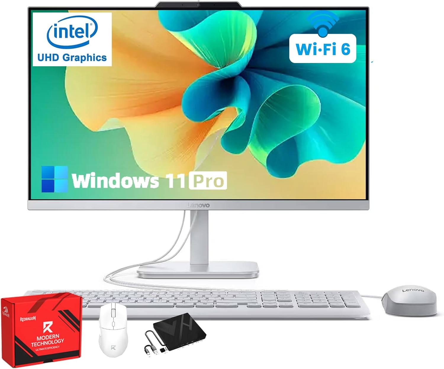 Lenovo All-in-One Desktop Computer - 23.8