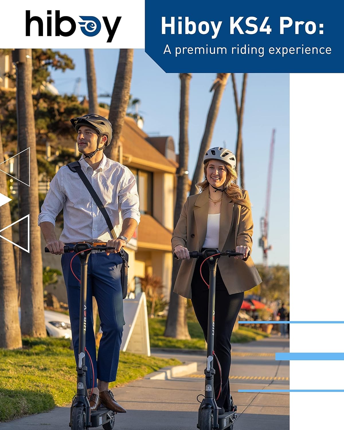 Hiboy KS4 Pro Electric Scooter, 500W Motor (750W Peak), 10