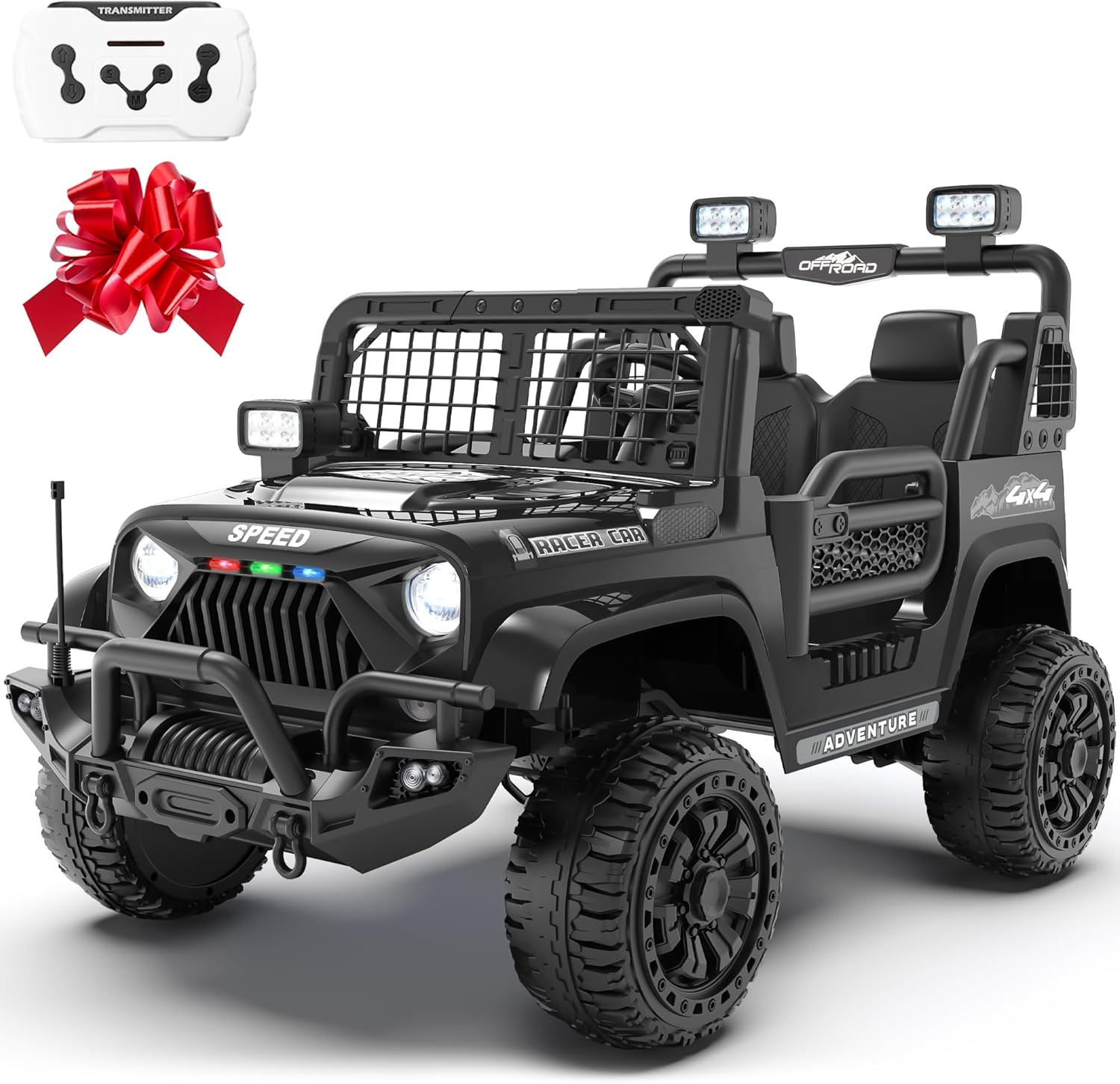 24V Ride on Toys for Big Kids, 2 Seater Ride on Cars w/Remote Control, 21