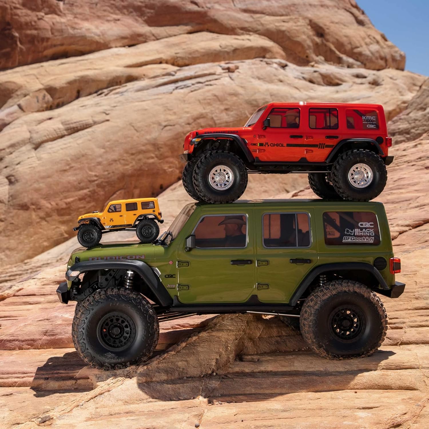 Axial RC Truck 1/6 SCX6 Jeep JLU Wrangler 4WD Rock Crawler RTR (Batteries and Charger Not Included): Green, AXI05000T1