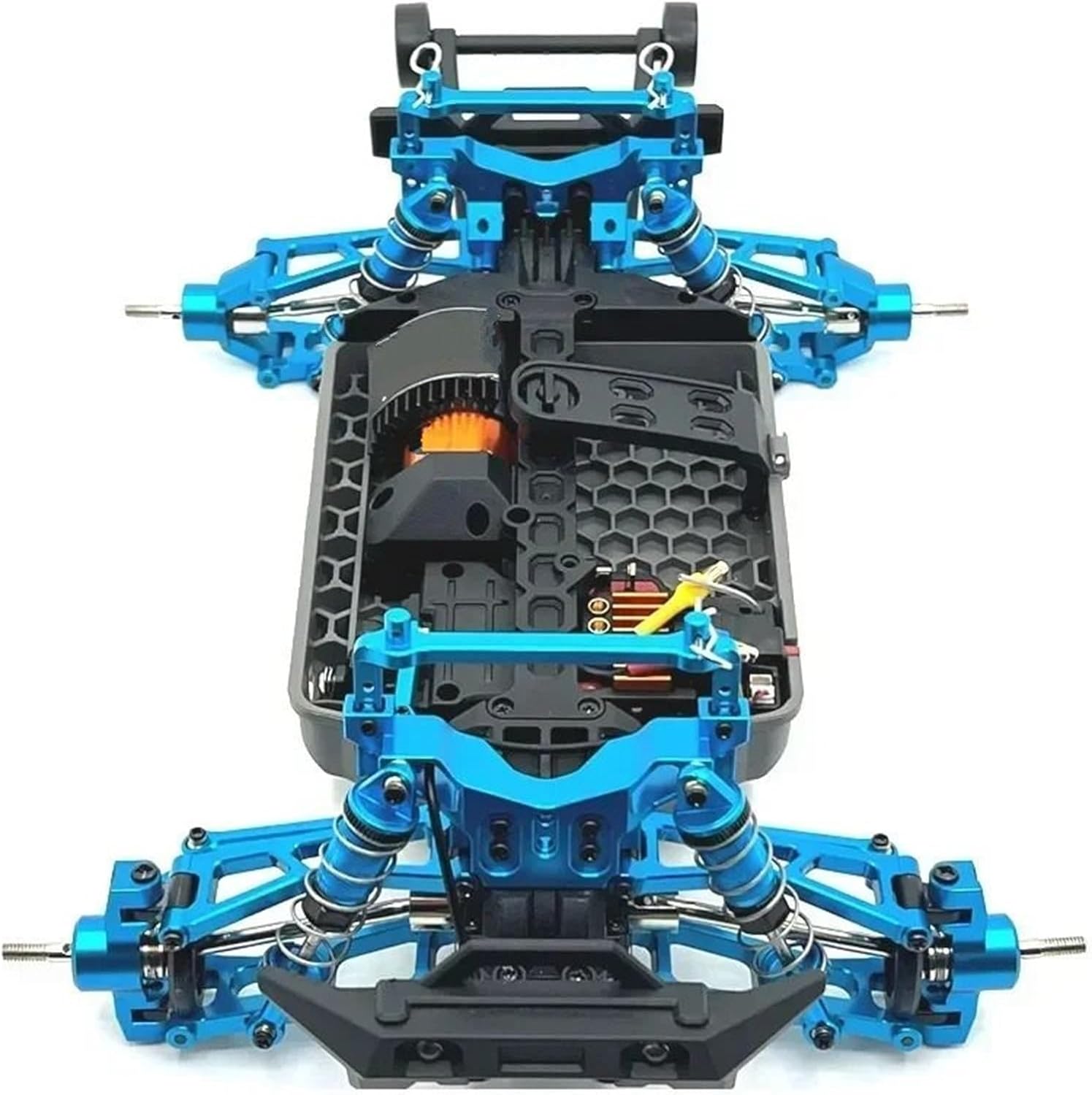 HSP 14321 14322 14331 14332 14421 14422 14431 14432 C8802 YDJ-D879 1/14 Metal Upgrade Accessories RC Car Parts Rc Models Accessories(Blue)