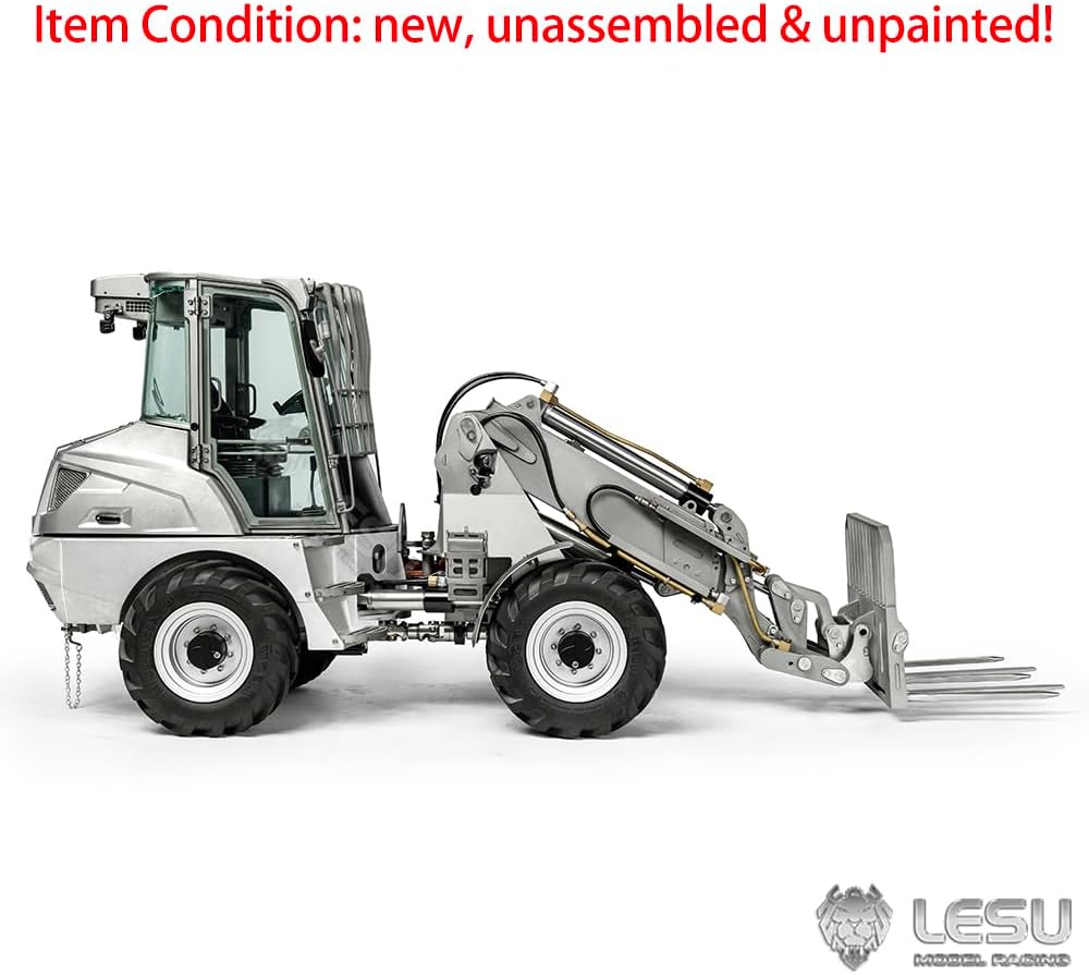 TOUCAN RC HOBBY 1/14 LESU RC Hydraulic Fork Loader AT1050 Radio Control Telescopic Arm Car Kits