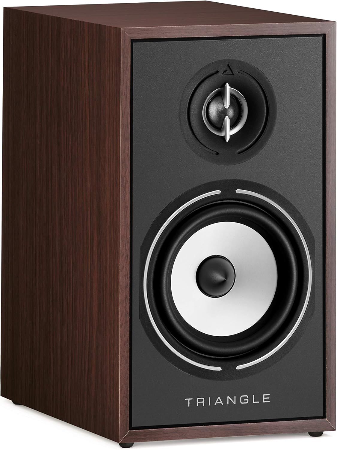 triangle - BOREA BR02 Hi-Fi Bookshelf Speakers - Power handling 80W - Output 89 dB/W/m - Versatile Music and Home Cinema - 176 x 310 x 274 mm - Walnut (Pair)
