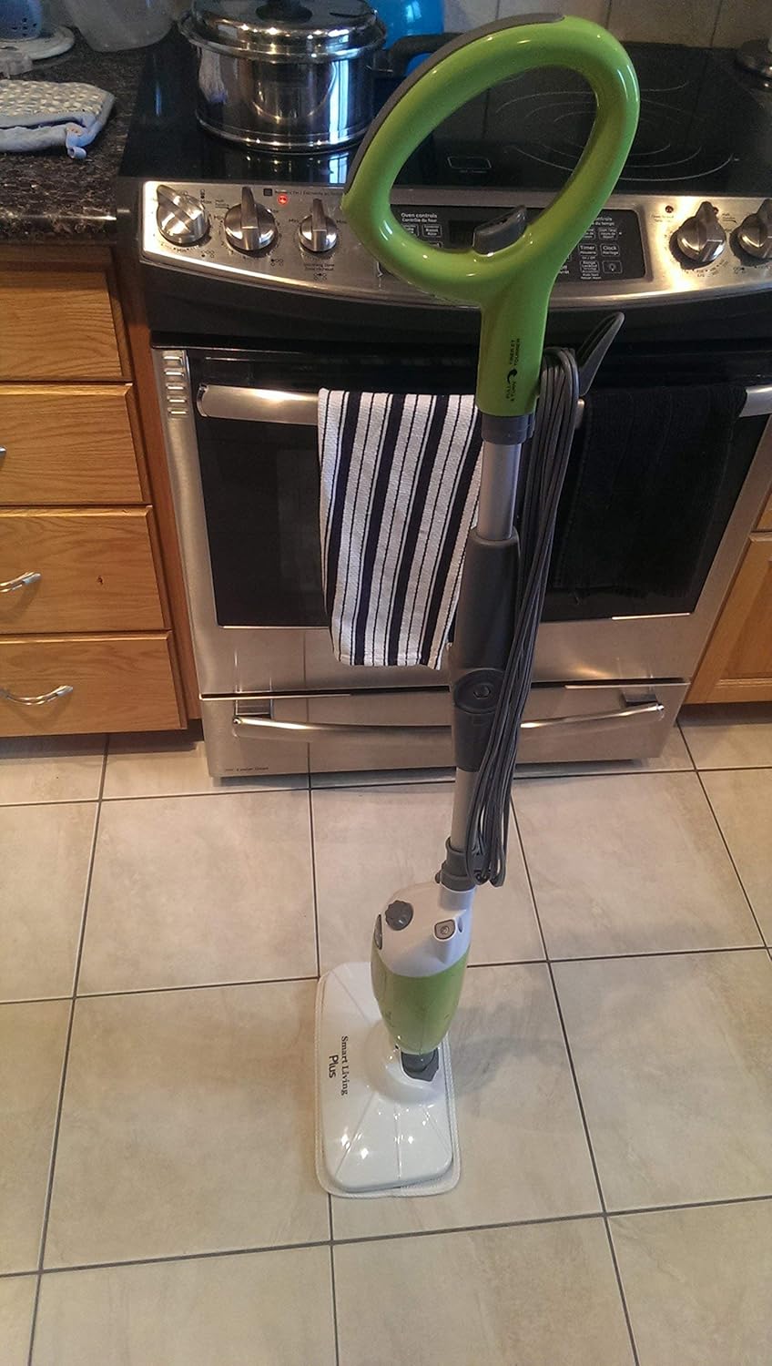 Smart Living Steam Mop Plus,White and Green