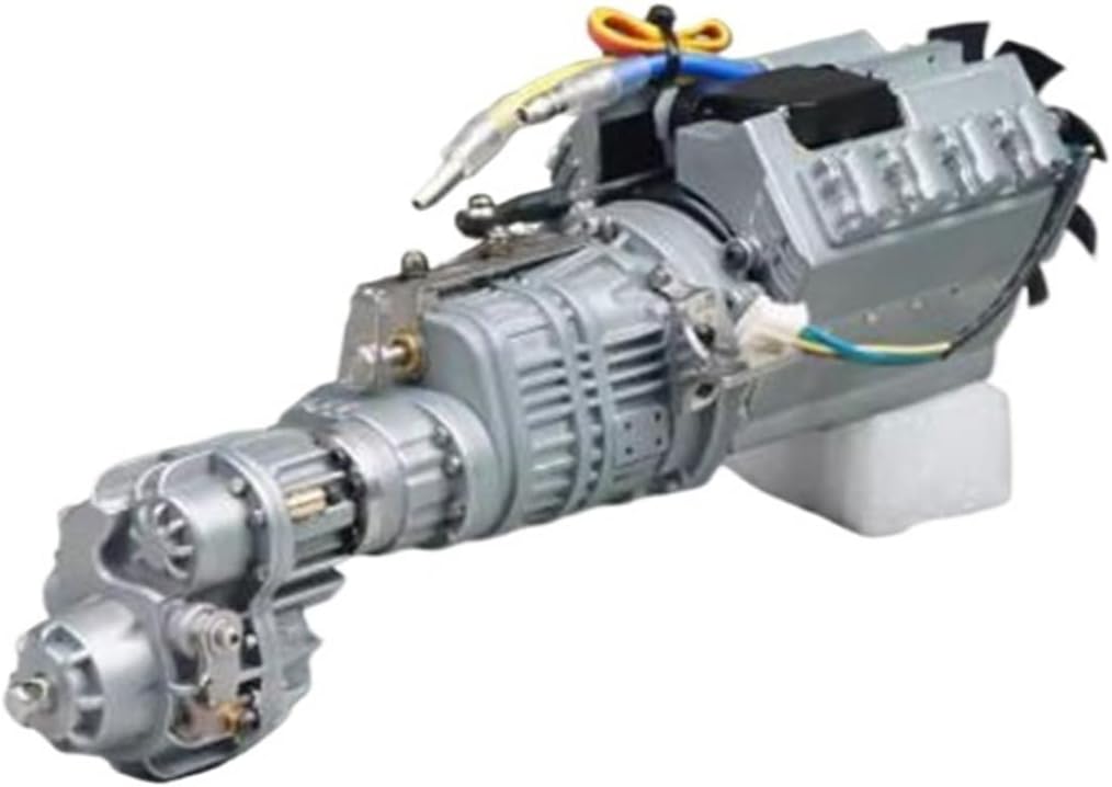 1/14 3 Speed Gearbox With Super Select Transfer Case Compatible For Scania Man Actros Compatible For Volvo Car Parts Rc Truck Trailer Tipper(Transfer)