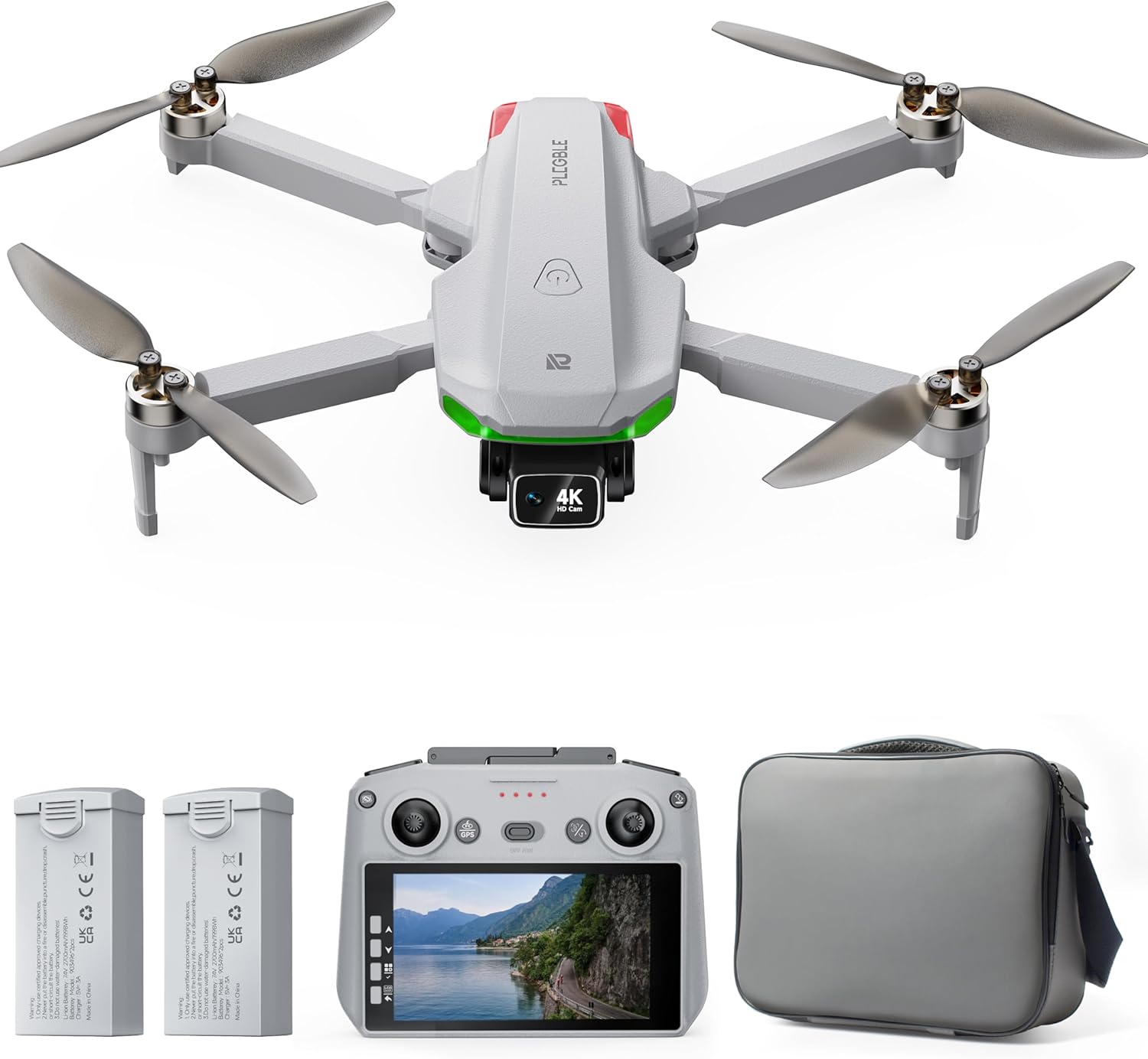 Drone with EIS 4K Camera for Adults, GPS Drone with 5.0