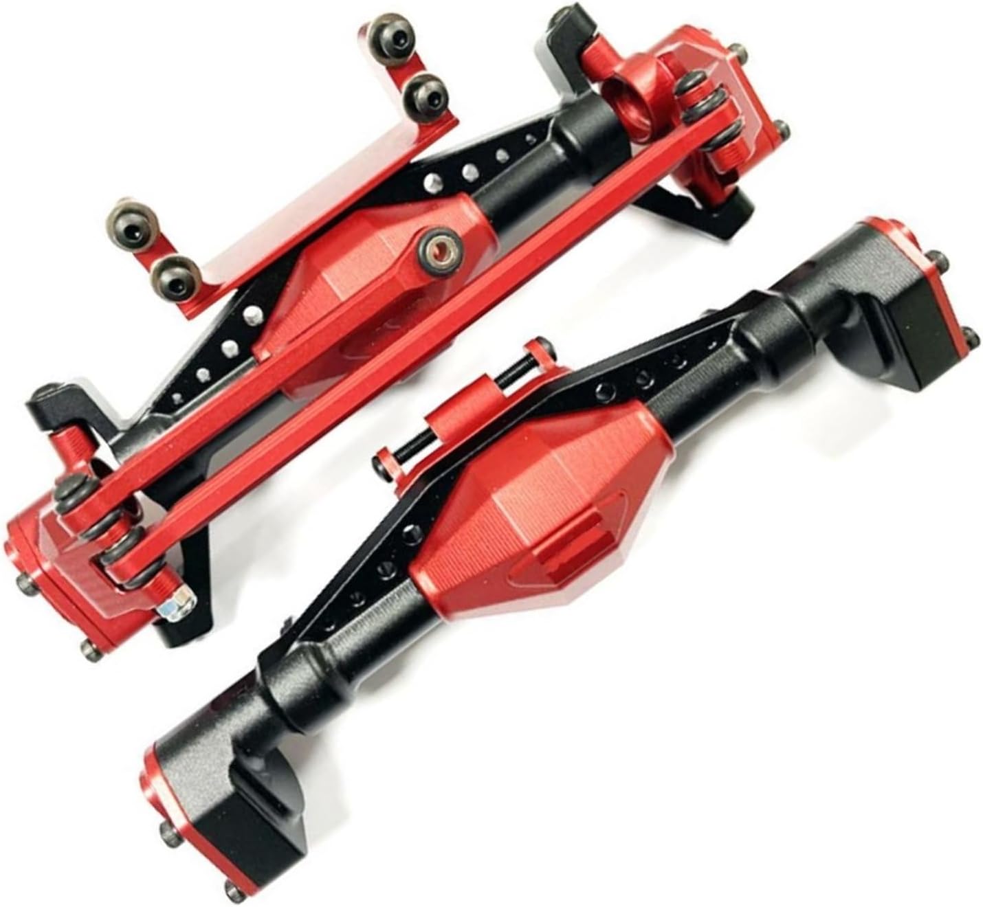 RC Vehicle Axles Compatible with Axial for UTB18 1/18 RC Car Part RC Car Accessories RC Upgrade Part Aluminum Alloy Front Rear Axle Shell(Color1)