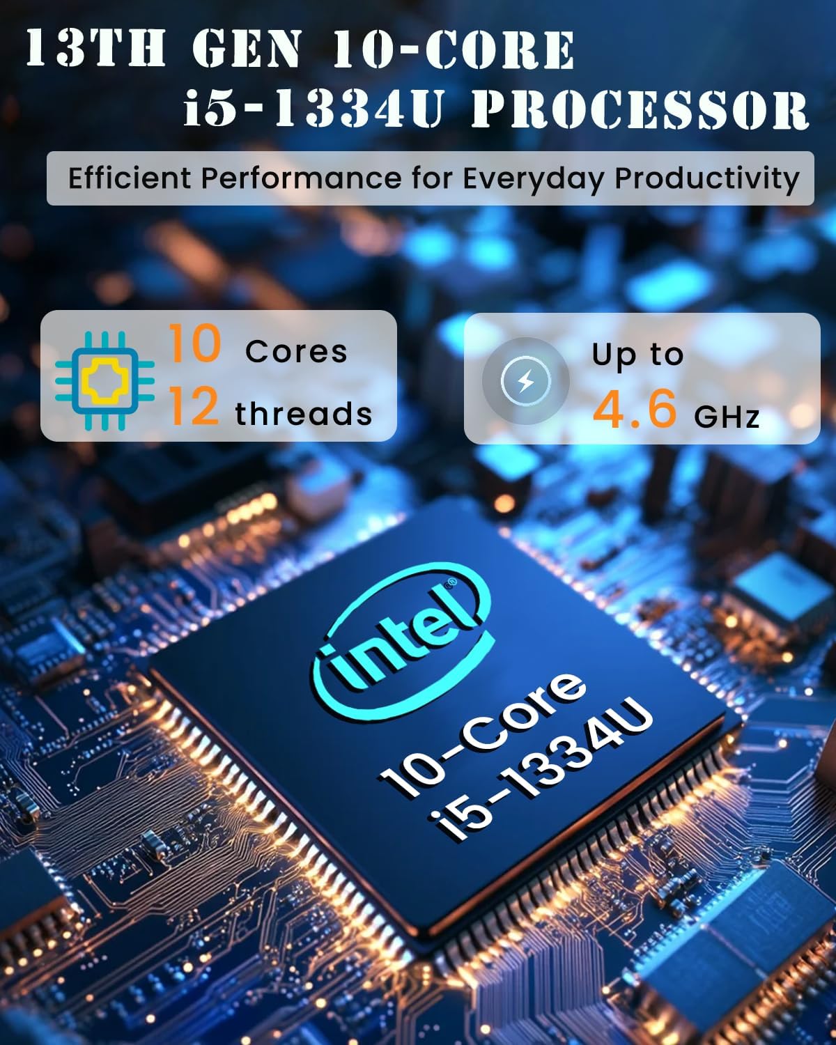 Dell Inspiron 15 3530 Touchscreen Laptop Computer - Intel 10-Core i5 1334U(up to 4.6GHz) • 64GB RAM, 2TB SSD • 15.6'' FHD IPS • Intel UHD Graphics • Wi-Fi 6 • Win 11 Pro • w/Laptop Accessories