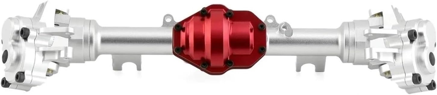 RC Car Parts for YiKong for YK4082 YK4083 for Absima for Yucatan CR1.8 Metal Front and Rear Portal Axle Housing Gear Cover 1/8 RC Crawler Modified Parts(Front Axle)