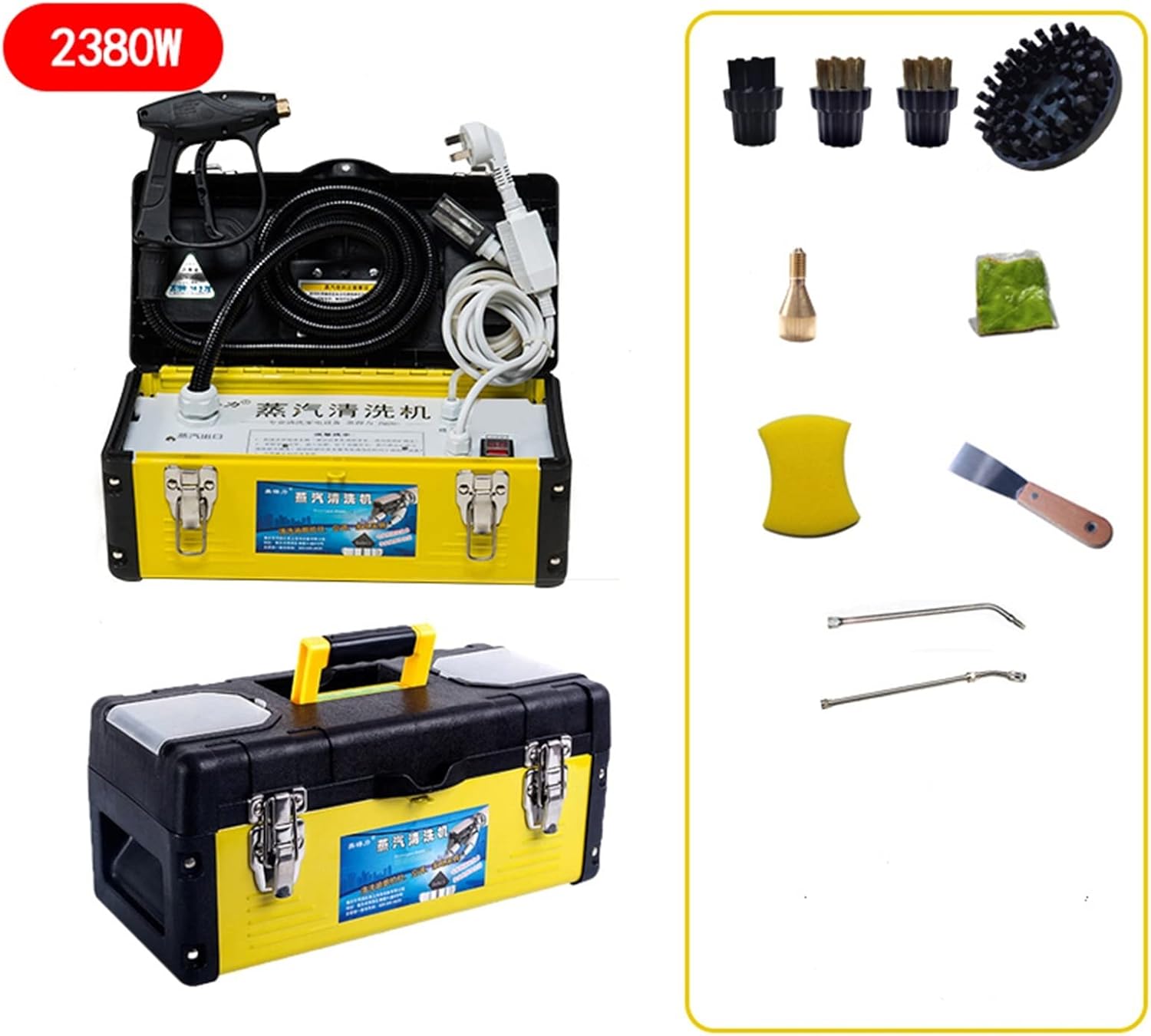 A1DFDFGOQSFG Steam Cleaning High Temperature Electric Steaming Cleaning Machine High Pressure Air Conditioner Kitchen Range Hood Car Cleaner Steam Cleaner