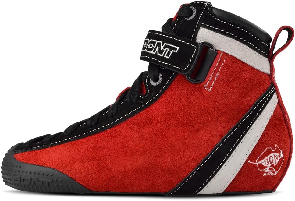 Bont Parkstar Siren Red Suede Professional Roller Skates for Park Ramps Bowls Street - Rollerskates for Outdoor and Indoor Skating