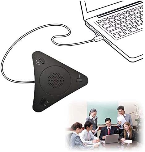 USB Desktop Computer Conference Omnidirectional Condenser Microphone Mic Speaker Speakerphone for Business Video Meeting