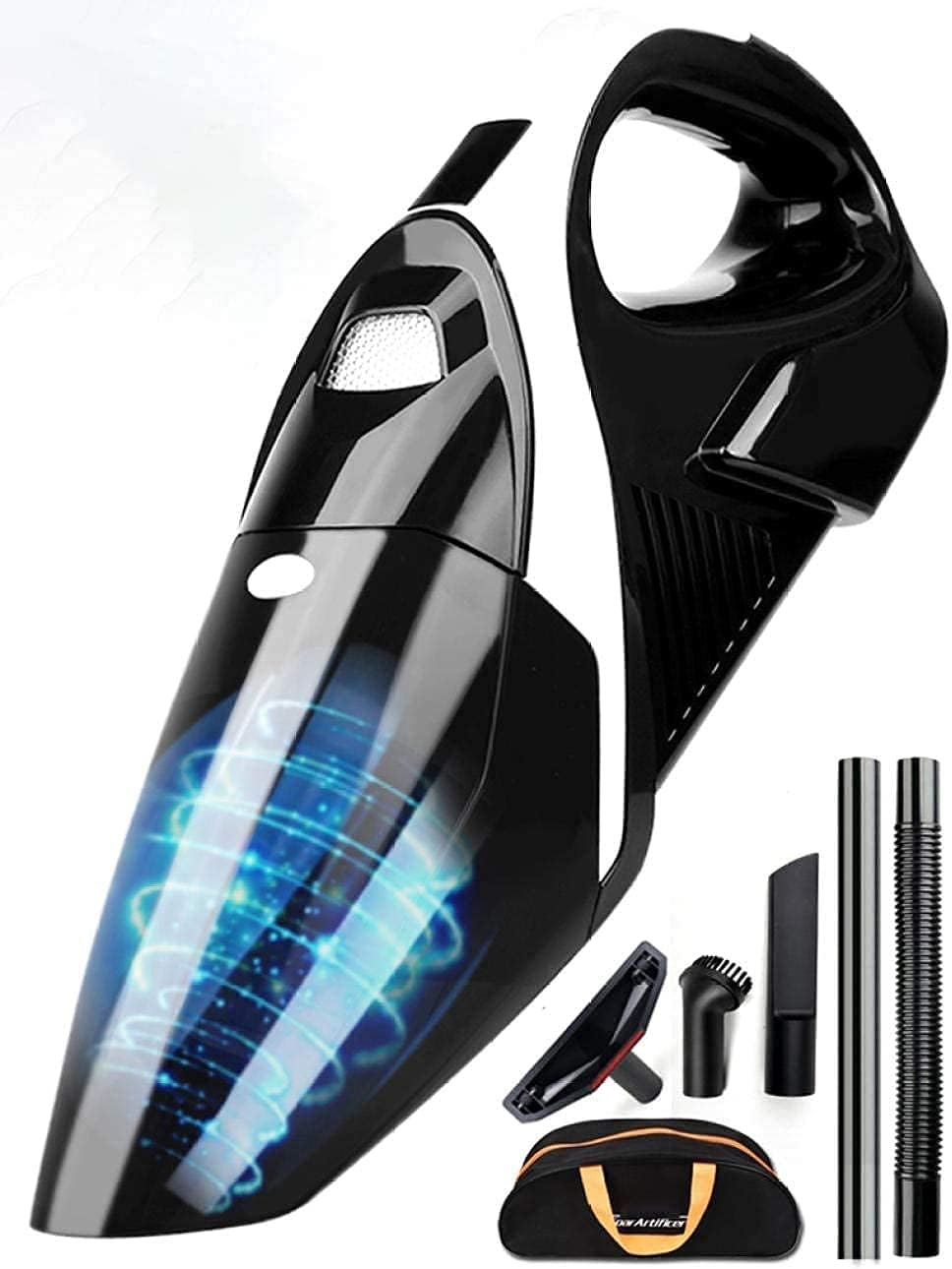 Handheld Vacuums Cordless Car Vacuum Cleaner for Car Interior Care 6000PA Strong Suction Vacuum for Car WetDry Vacuum Cleaner Portable Handheld with Carry Bag (Cordless)