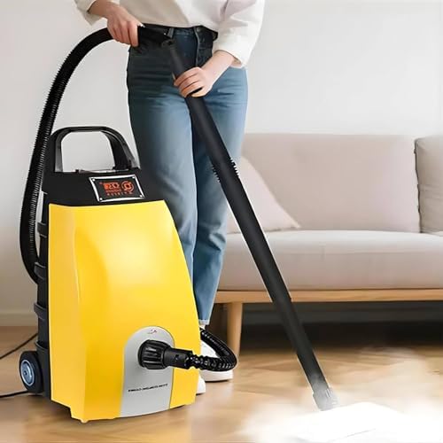 3.5L High-Pressure Steam Cleaner, 2500W/3000W Multipurpose Steamer with Continuous Steam, Ideal for Home, Car Washing & AC Cleaning, Powerful Yellow Steam Washer