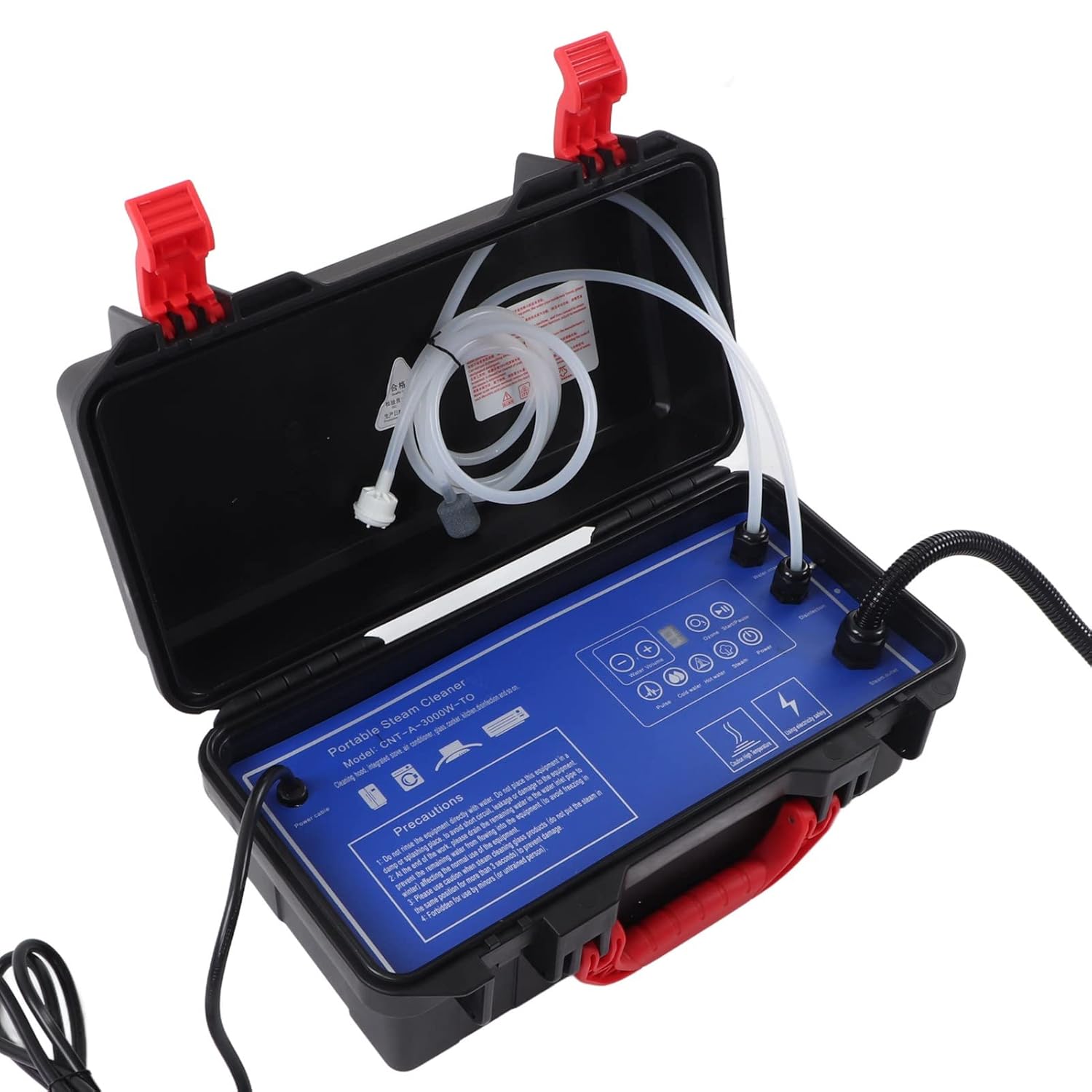 High Pressure Steam Cleaner Easy 300-350KPa 4ft Inlet House Wide Application Furniture Steam Cleaning Machine (1700W US Plug 110V)