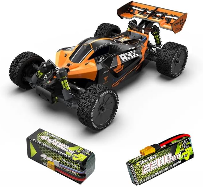CROBOLL 1:10 Brushless RC Buggy and RE038 3S 4400mAh 35C Rechargeable Li-Po Battery