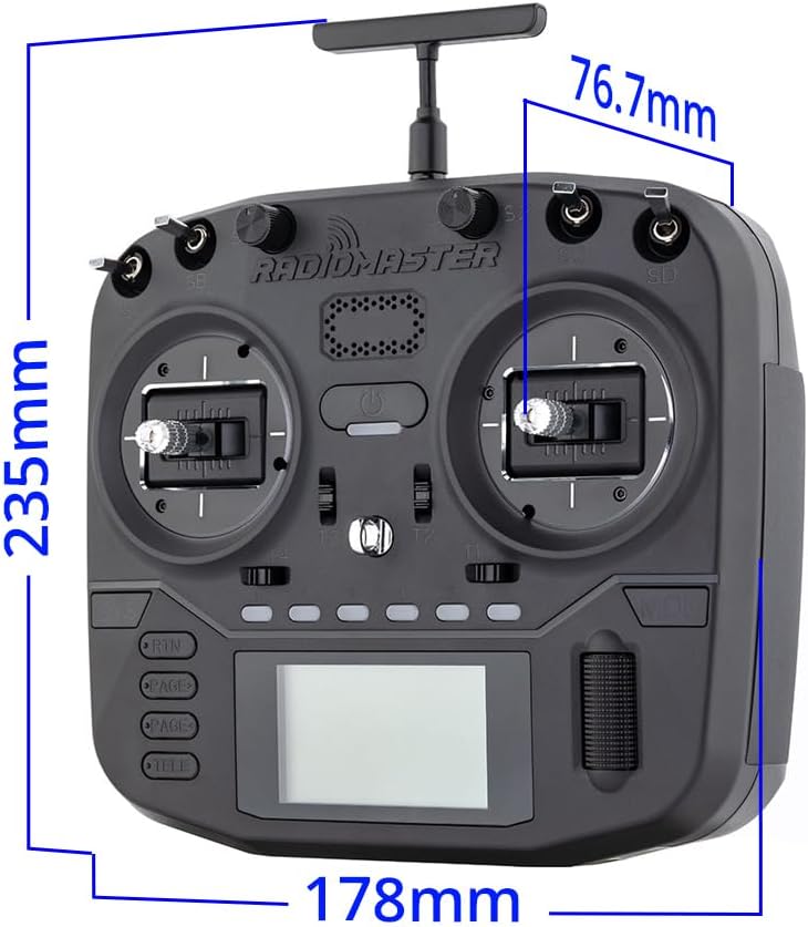 Radiomaster Boxer Radio Control 2.4G 16ch Hall Gimbals Transmitter 4in1 ELRS CC2500 Version Support EDGETX (ELRS Mode 2 with 6200)