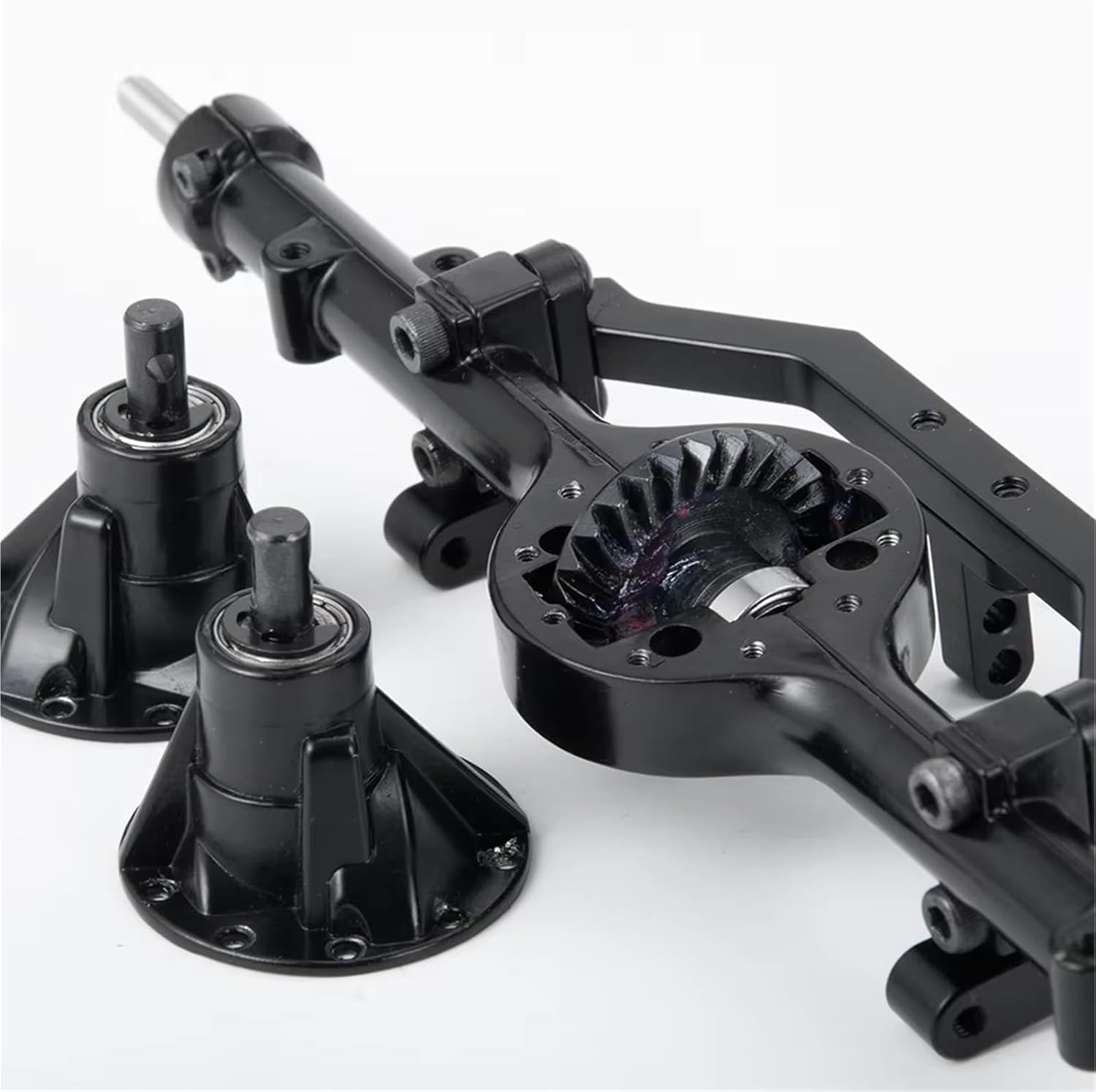 Compatible with D90 1/10 RC for Rock Crawler Car Truck Upgrade Parts Replacement Accessories Metal Axle Complete Middle Axle RC Car Part Accessories