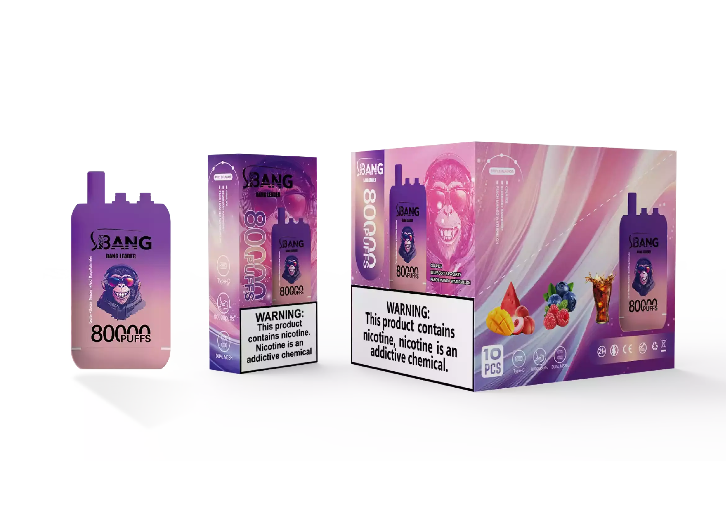 BANG LEADER 80K 3 in 1 (10pcs) - MYEU VAPES