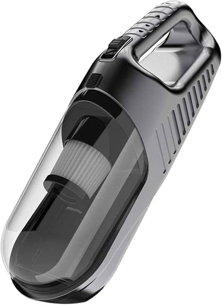 Sxdthy Handheld Vacuum,Hand Vacuum Cordless with High Power,Mini Vacuum Cleaner Handheld Powered by Li-ion Battery Rechargeable Quick Charge Tech (Color : Black)