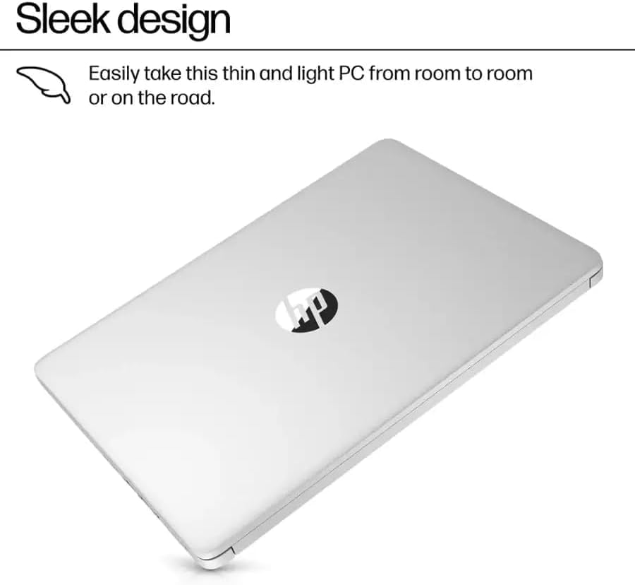 HP 2025 14 Inch Student Business Laptop, Intel Processor N150, 16 GB RAM, 384 GB Storage(128GB UFS+256GB MSD), Copilot Key, AI Powered, 1 Year Office 365, Windows 11 Pro, Natural Silver, w/Accessories