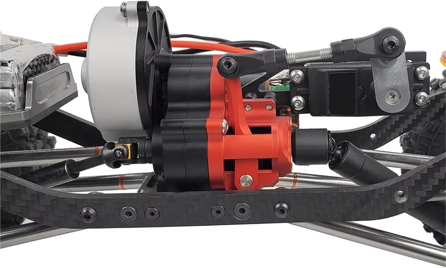 Compatible with Axial for SCX10 AX10 for Wraith 1/10 RC Car Parts 1 for Speed Metal Gearbox Complete Transmission Box with Dig Gear RC Car Part Accessories