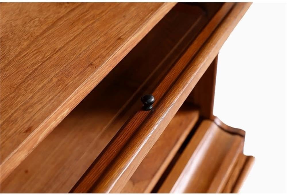 Crafters and Weavers Arts and Crafts 5-Stack Wood Barrister Bookcase in Cherry