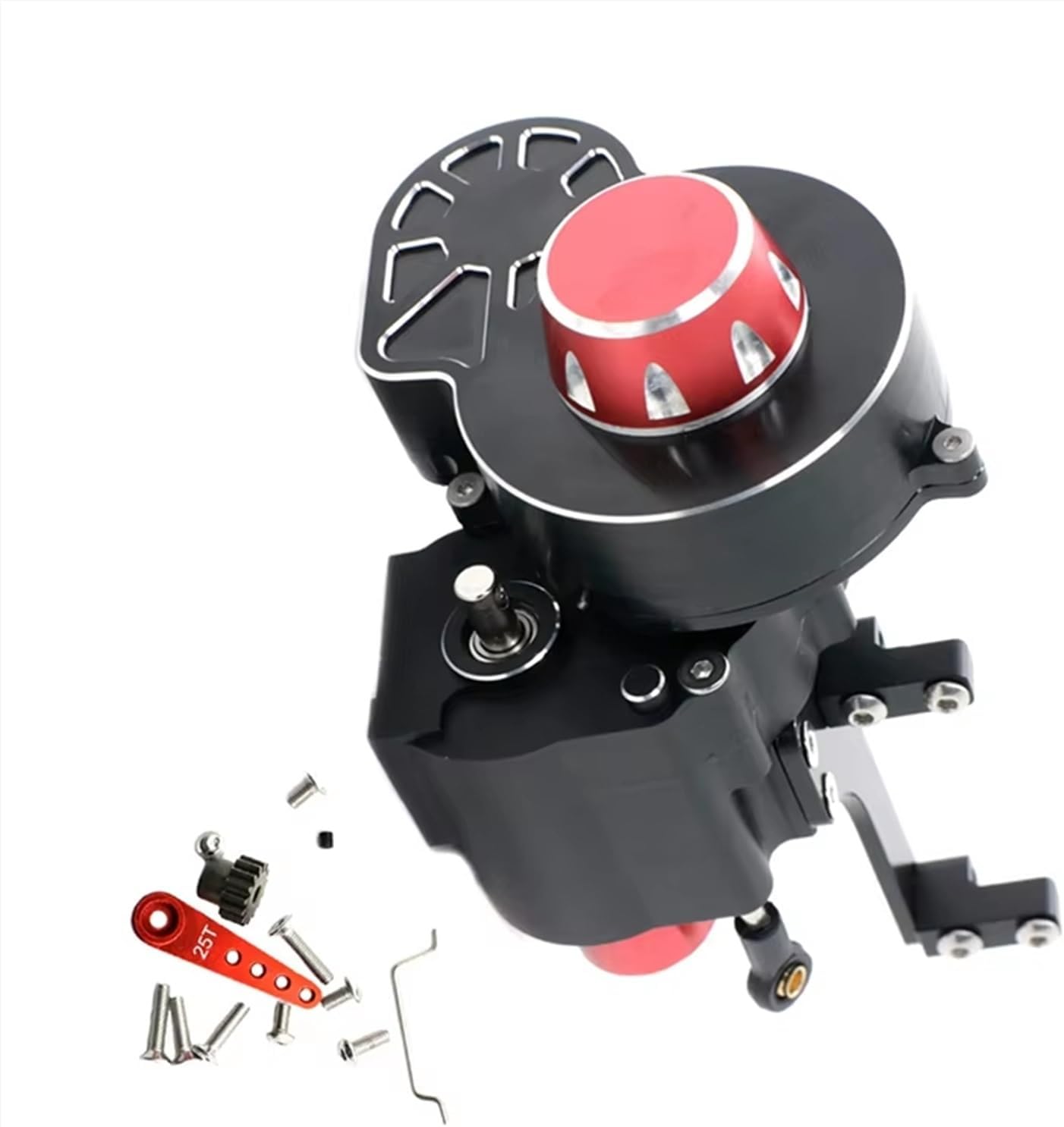 Compatible with Axial for SCX10 II III 1/10 RC Crawler Car Upgrades Parts Accessories Metal 2 for Speed Shiftable Transmission Gearbox RC Car Parts