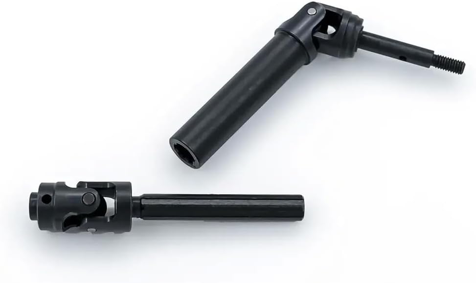 45# Harden Steel Drive Shafts Compatible with 4x4 6851 6852 1/10 Scale RC Car Includes Wheel Hex and M4 Nuts