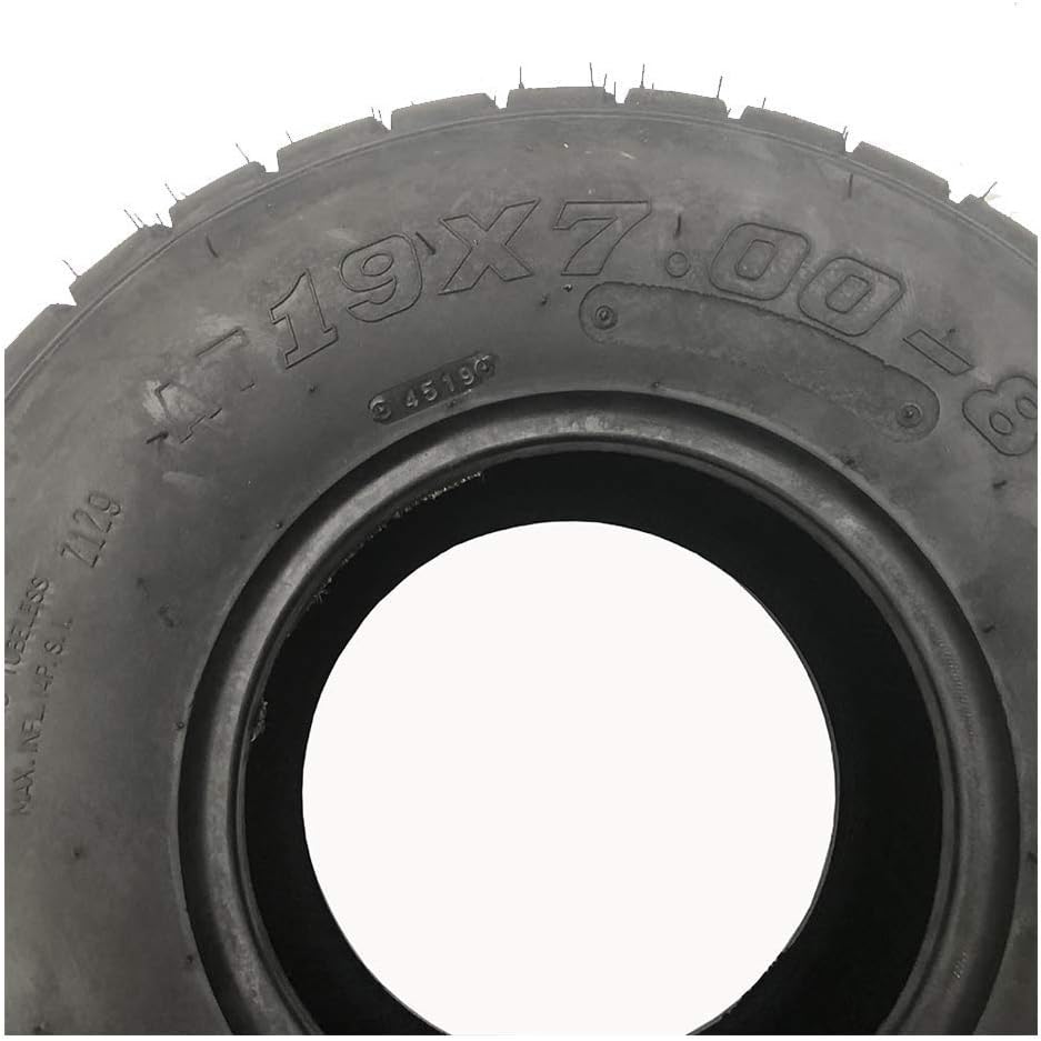 19X7.00-8 Electric Scooter Tires, Non-Slip Tubeless, Wear-Resistant Road Tire Patterns, ATV/Kart Accessories