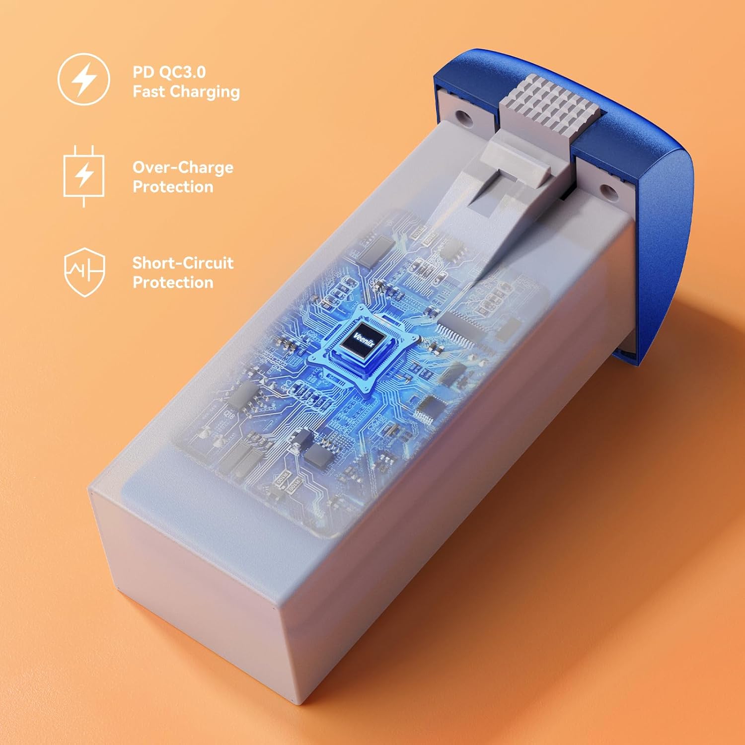 V11Air 6K Drone with Camera for Adults + 3200mAh 7.7V High-Capacity Original Battery