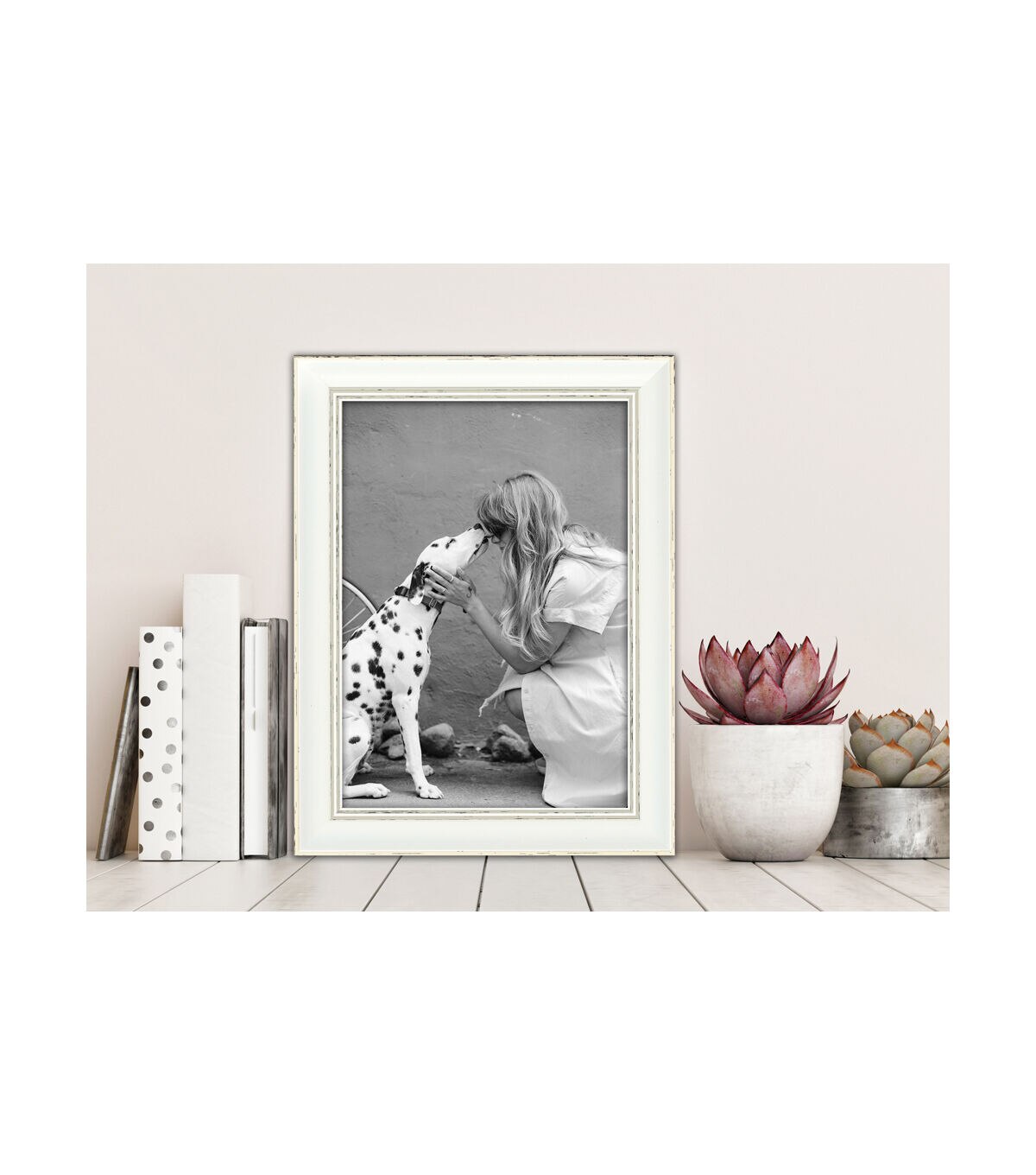 Timeless 11x14 Della White Picture Frame