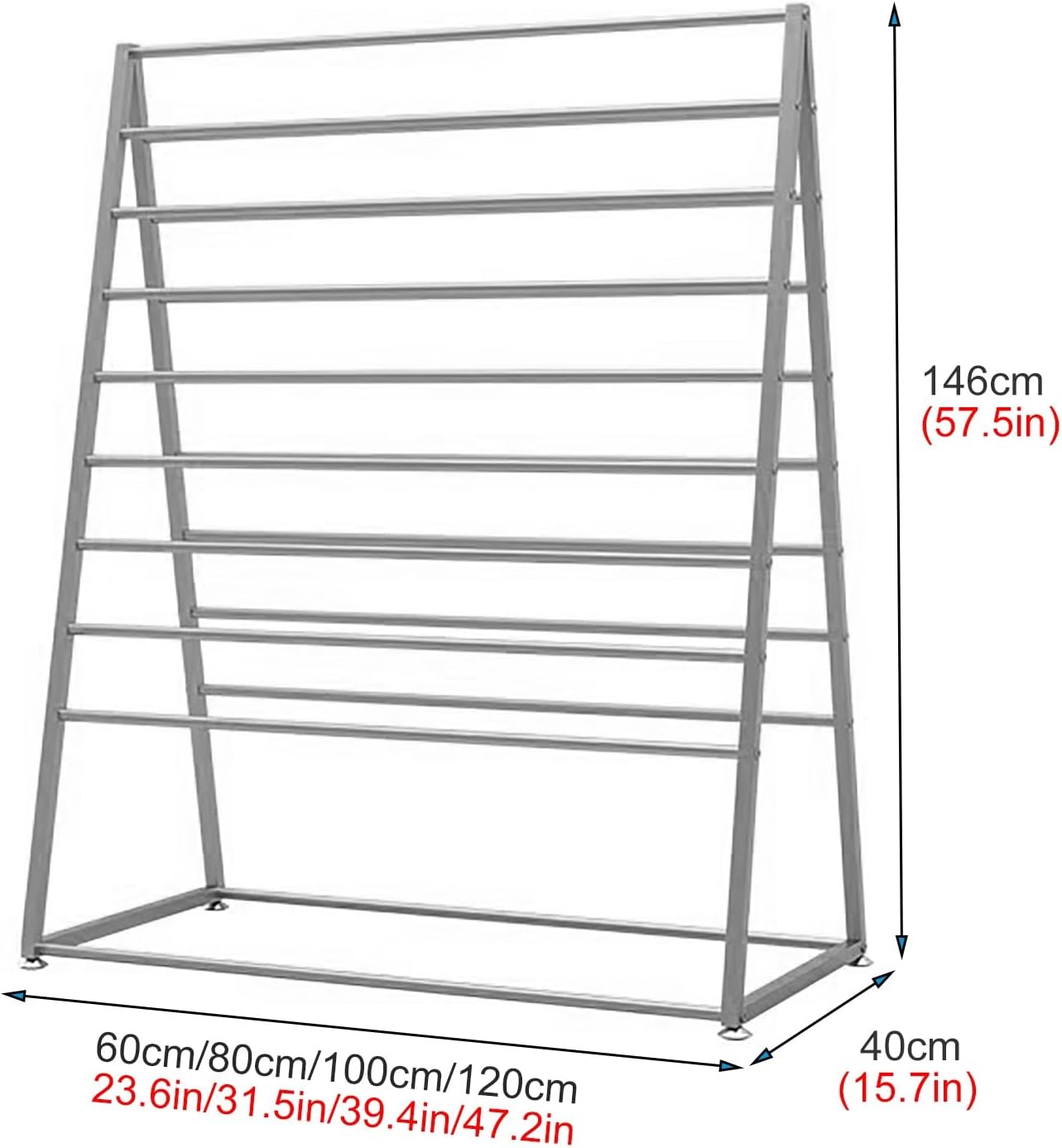 USZWBY Extra Large Capacity Towel/Scarf/Fabric/Shawls Display Rack Holder