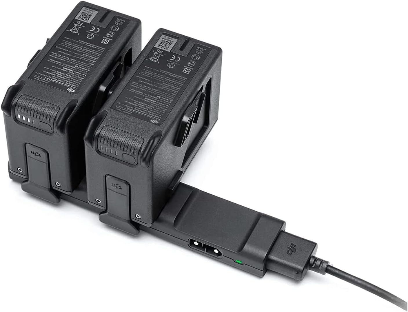 DJI FPV - Fly More Kit, Includes 2 Smart Flight Batteries and Charging Station, Charges up to 3 Smart Batteries simultaneously, Battery Capacity is 2000mAh (Renewed), Gray