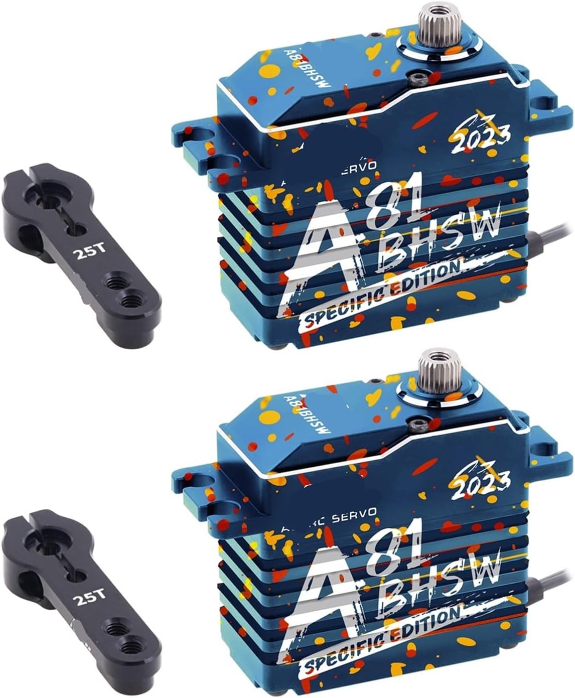 A81BHSW 35KG Programmable High Speed ​​Waterproof Brushless Remote Control Servo Suitable for 1/8 1/10 Scale(Combo Set2)