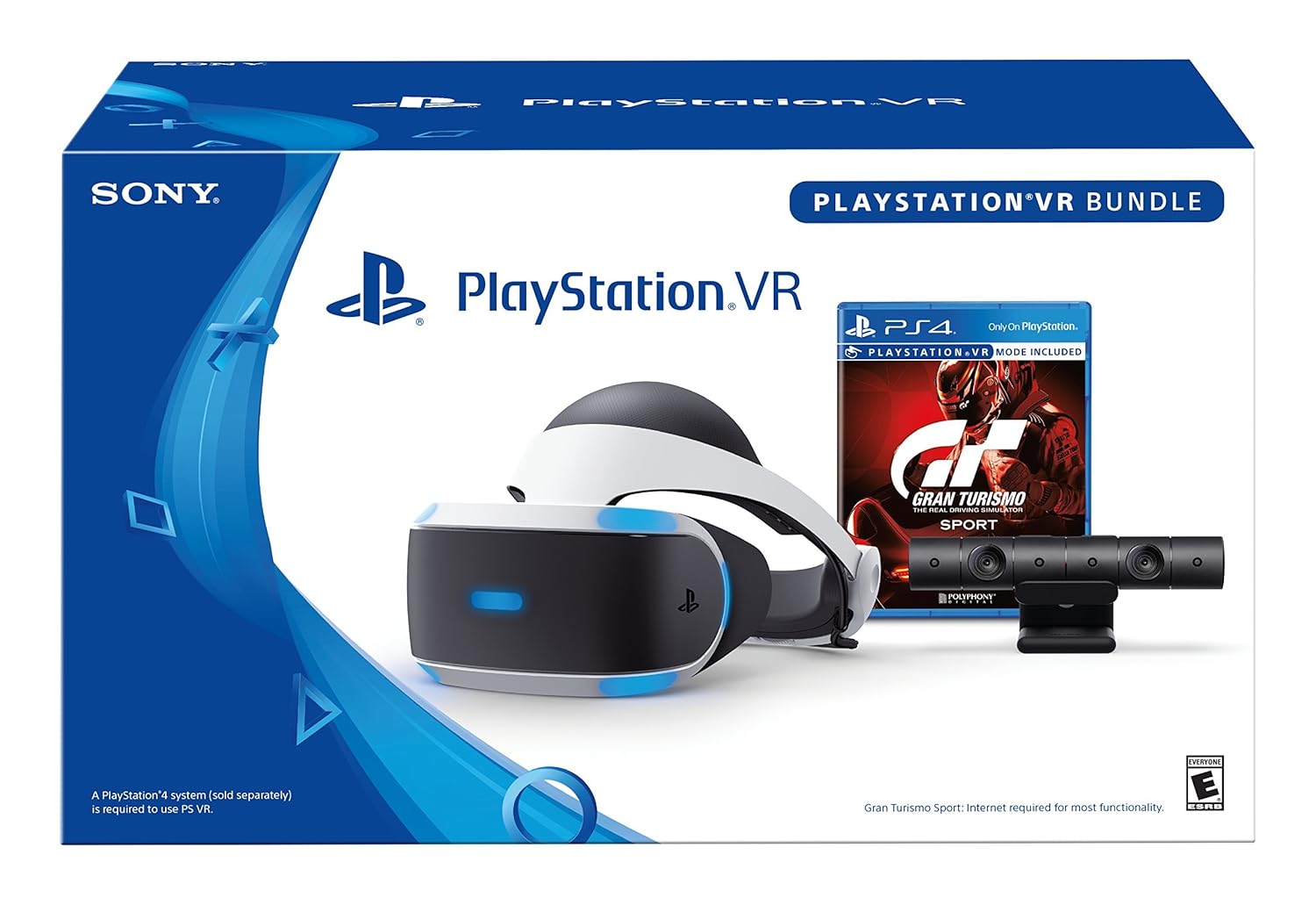 Playstation VR - GT Sport Bundle [Discontinued] (Renewed) [Video Game]