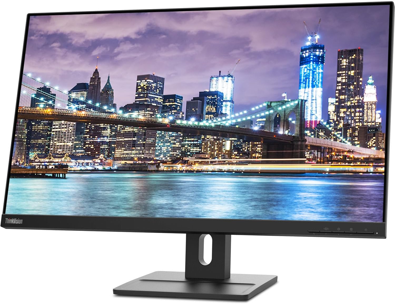Lenovo ThinkVision E27q 2560 x 1440 LED QHD LCD Monitor, 2-Pack Bundle with HDMI, DisplayPort, Speakers, Dual Monitor Stand, ThinkPad USB-C Dock, MK270 Wireless Keyboard & Mouse, Mouse & Wrist Pad
